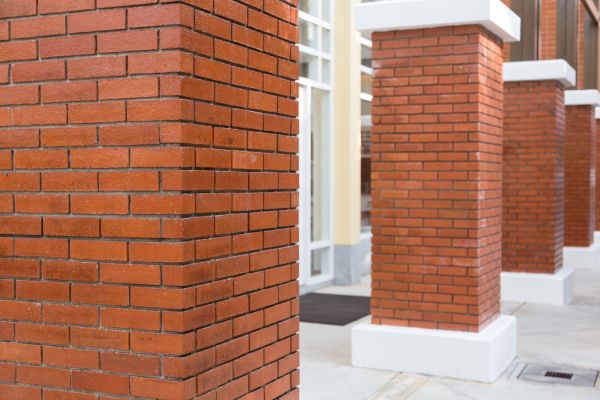 Brick Column Installation in Springfield