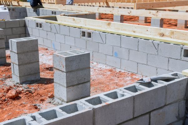 Cement Block Installation in Springfield