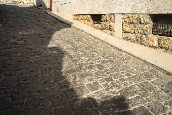 Stone Sidewalk Repair in Springfield