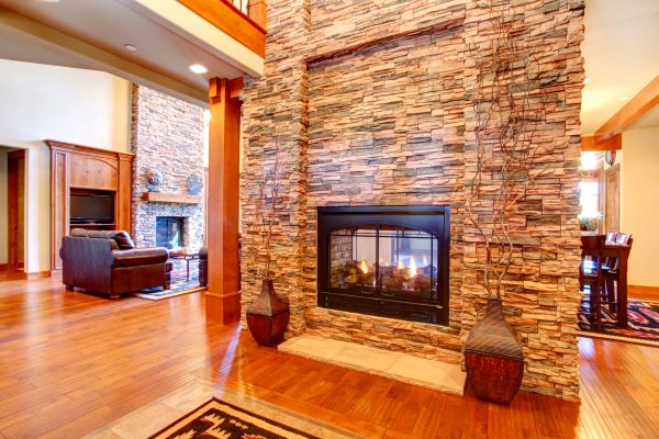 Stone Hearth Installation in Springfield